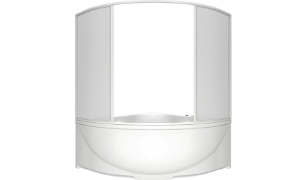 акриловая ванна bas империал 150x150 (вг00070), гидромассажная