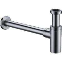 Сифон для раковины WasserKRAFT A093, хром матовый