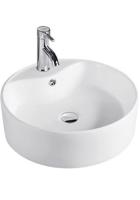 Раковина накладная 40 см CeramaLux N7026В белый