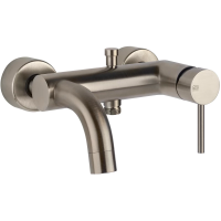 Смеситель Gessi Via Tortona 18613#149 для ванны с душем, цвет Finox