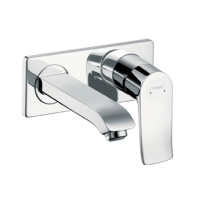 Смеситель для раковины излив 162 мм, без донного клапана Hansgrohe Metris 31085000