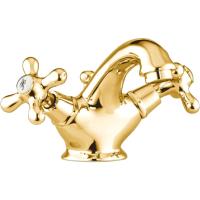 Смеситель для раковины Webert Armony AM700108010 цвет золото
