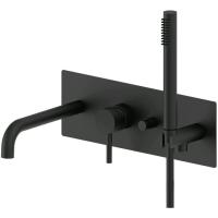 Смеситель для ванны Paffoni Light LIG001NO цвет черный матовый
