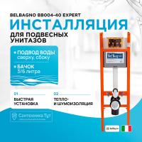 Система инсталляции для унитазов BelBagno BB004-40 EXPERT