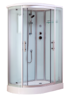 Душевая кабина Timo Standart Silver Fabric T-6602SRF 120х85