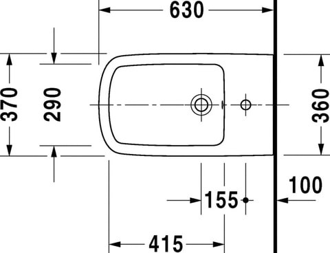 биде напольное duravit durastyle 22831 00 0 00