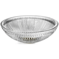 Раковина в ванную накладная 43 см 3SC ELEGANCE EL11ACRGDR прозрачная/розовое золото