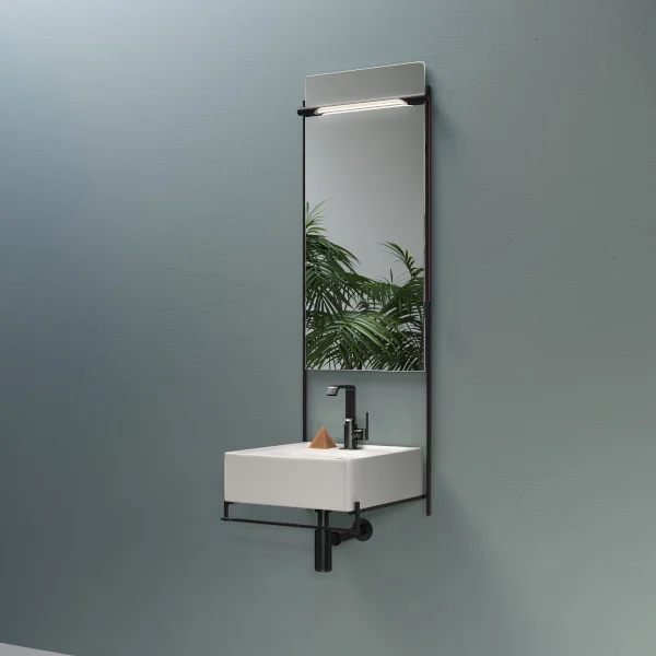 смеситель vitra suit a4261639 для раковины, черный