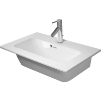 Раковина полувстраиваемая/накладная Duravit Me by Starc 63 см, 2342630000