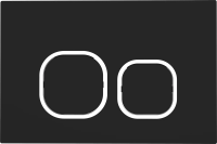 Кнопка смыва WeltWasser WW INS Bamberg BL черная матовая