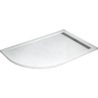 Душевой поддон из искусственного камня Cezares Tray AS 100x80 R TRAY-AS-RH-100/80-30-W-R Белый