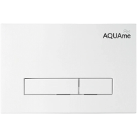 Кнопка смыва AQUAme AQM4103W для инсталляции, белый матовый