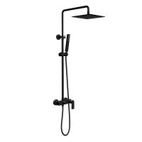 Душевая система Aquatek Лира AQ2465MB цвет Черный матовый