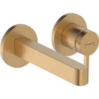 Смеситель для раковины Hansgrohe Finoris 76051140 встраиваемый, с выпуском, бронза