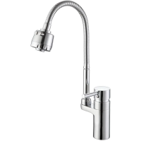 Смеситель для кухни D-Lin D157315-T с гибким изливом, хром