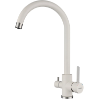 Смеситель для кухни GranFest Z-5420 с подключением к фильтру, белый