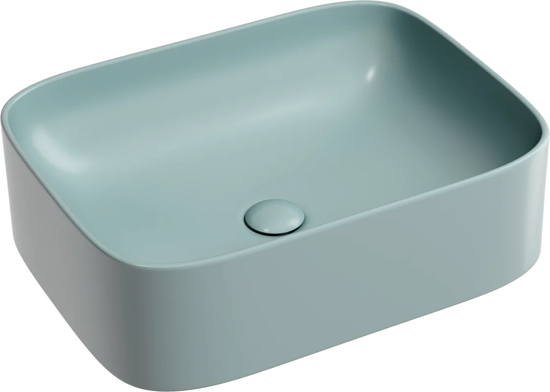 Раковина Ceramicanova Element CN6052MLG накладная, 50.5x38 см, зеленая матовая