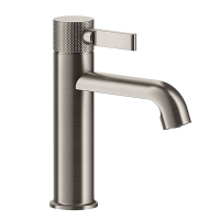 Смеситель Gessi Inciso 58001#149 для раковины на 1 отверстие с донным клапаном цвет finox