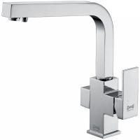 Смеситель для кухни ZorG Sanitary ZR 311 YF-цвет черный металл