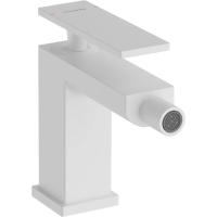 Смеситель для биде Hansgrohe Tecturis E 73200700 с донным клапаном, белый матовый