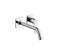 Смеситель для раковины, Hansgrohe, Axor Citterio M, цвет-сталь