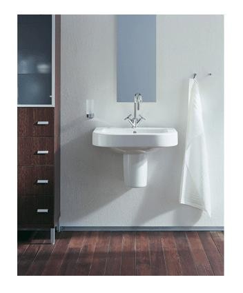 раковина подвесная duravit happy d 0417650000 65 см белый