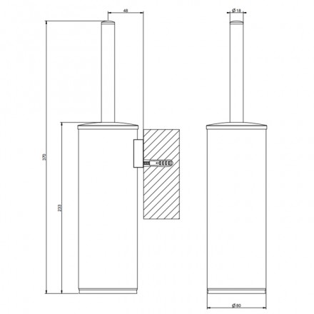 Ершик для унитаза Gessi Rilievo 59519#031