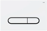 Кнопка для инсталляции Iddis Unifix UNI01WBi77 цвет белый \ черный