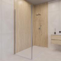 Душевая стенка RGW Z-050-5 100 352205500-11 профиль хром, стекло прозрачное