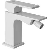 Смеситель Remer Absolute AU20BO для биде, с донным клапаном, белый матовый