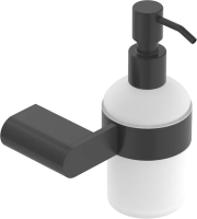 Дозатор для мыла Cezares Stylus STYLUS-SOIS-V-NOP 200 мл, настенный, черный матовый