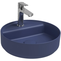 Раковина Isvea Infinity 10NF65042SV-2Z накладная, Ø42 см, синий матовый