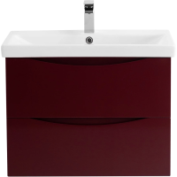 Тумба Bordo Lucido 56,4 см BelBagno Marino MARINO-CER-600-2C-SO-BRDL-P
