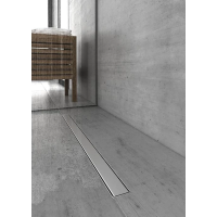 Душевой лоток Berges B1 Keramik 800 091019 с решеткой хром глянец