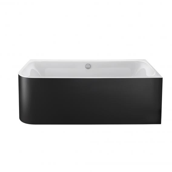 Акриловая ванна Duravit Happy D.2 Plus #7004508 180x80 см, с панелью, в правый угол, цвет черная \ белая