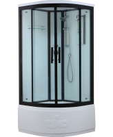 Душевая кабина Timo Standart Black T-6600B 100х100
