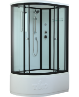 Душевая кабина Timo Standart Black T-6620BR 120х85