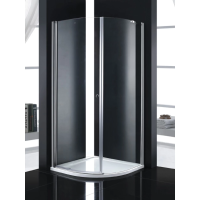 Душевой уголок Cezares Elena 90x90 см текстурное стекло ELENA-W-R-1-90-P-Cr-L