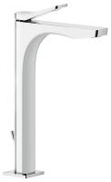Смеситель Gessi Rilievo 59003#031 для раковины на 1 отв. с донным клапаном h=29.7 см, излив 15.4 см, цвет хром