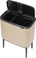 Мусорное ведро Brabantia Bo Touch Bin 304620 11+23 л, шампань