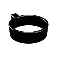 Держатель фена Burgbad Vry ACJW001, подвесной, цвет: черный матовый