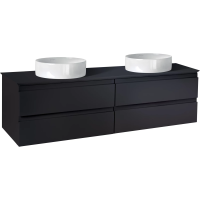 Тумба черный матовый 124 см Jacob Delafon Madeleine EB2085-J53