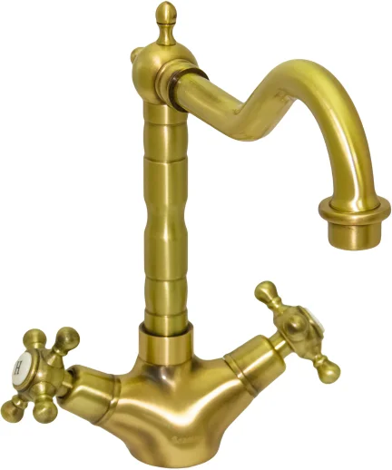 смеситель для кухни seaman barcelone ssl-5079 antique gold