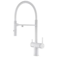 Смеситель для кухни с подключением к фильтру Paulmark Gravity Gr213888-WH