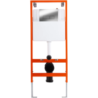 Инсталляция для унитаза BelBagno BB097SET.Q.CR с кнопкой смыва, хром