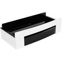 Полка для ванной Bemeta Cytro 102208304 22,5 см, со встроенным стеклоочистителем, белый