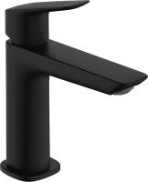 Смеситель для раковины Hansgrohe Logis 71254670 CoolStart, с донным клапаном, черный матовый