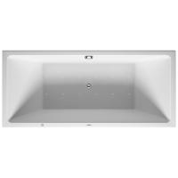 Ванна Duravit Vero Air 760416000AS0000 акриловая, на каркасе, с аэромасажем Ecke r, 180x80 см, белый