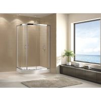 Душевой уголок Cezares Eco 120x90 см текстурное стекло ECO-O-RH-2-120/90-P-Cr