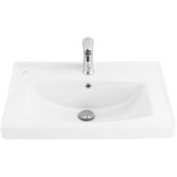 Раковина полувстраиваемая Creavit Sera 65 TF165-00CB00E-0000, белая